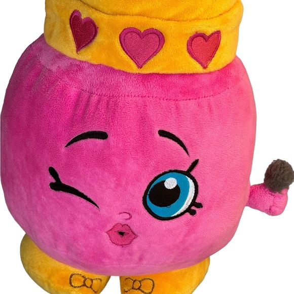 Shopkins Lippy Lip 15" Plush Stuffed Animal Toy Moose/Fiesta - Picture 2 of 6